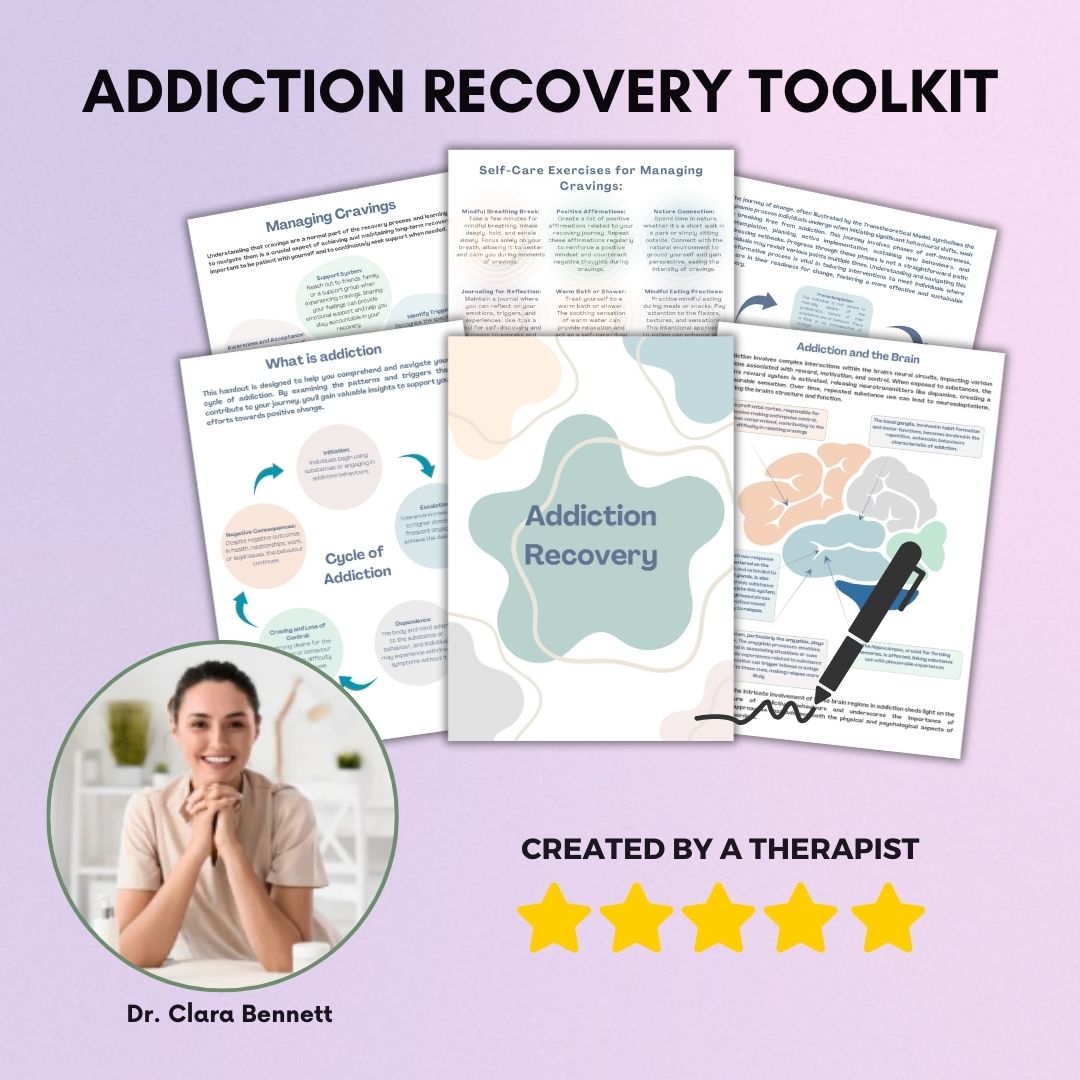 Addiction Recovery & Sobriety Toolkit | CBT & Relapse Prevention