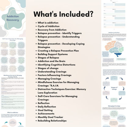 Addiction Recovery & Sobriety Toolkit | CBT & Relapse Prevention
