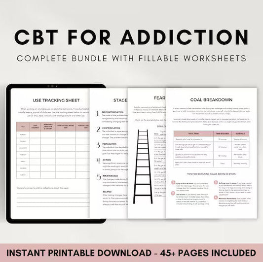 Addiction Recovery & Sobriety Toolkit | CBT & Relapse Prevention